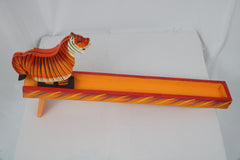 Wooden Tiger Slider Game – Traditional Skill-Building Toy for Children