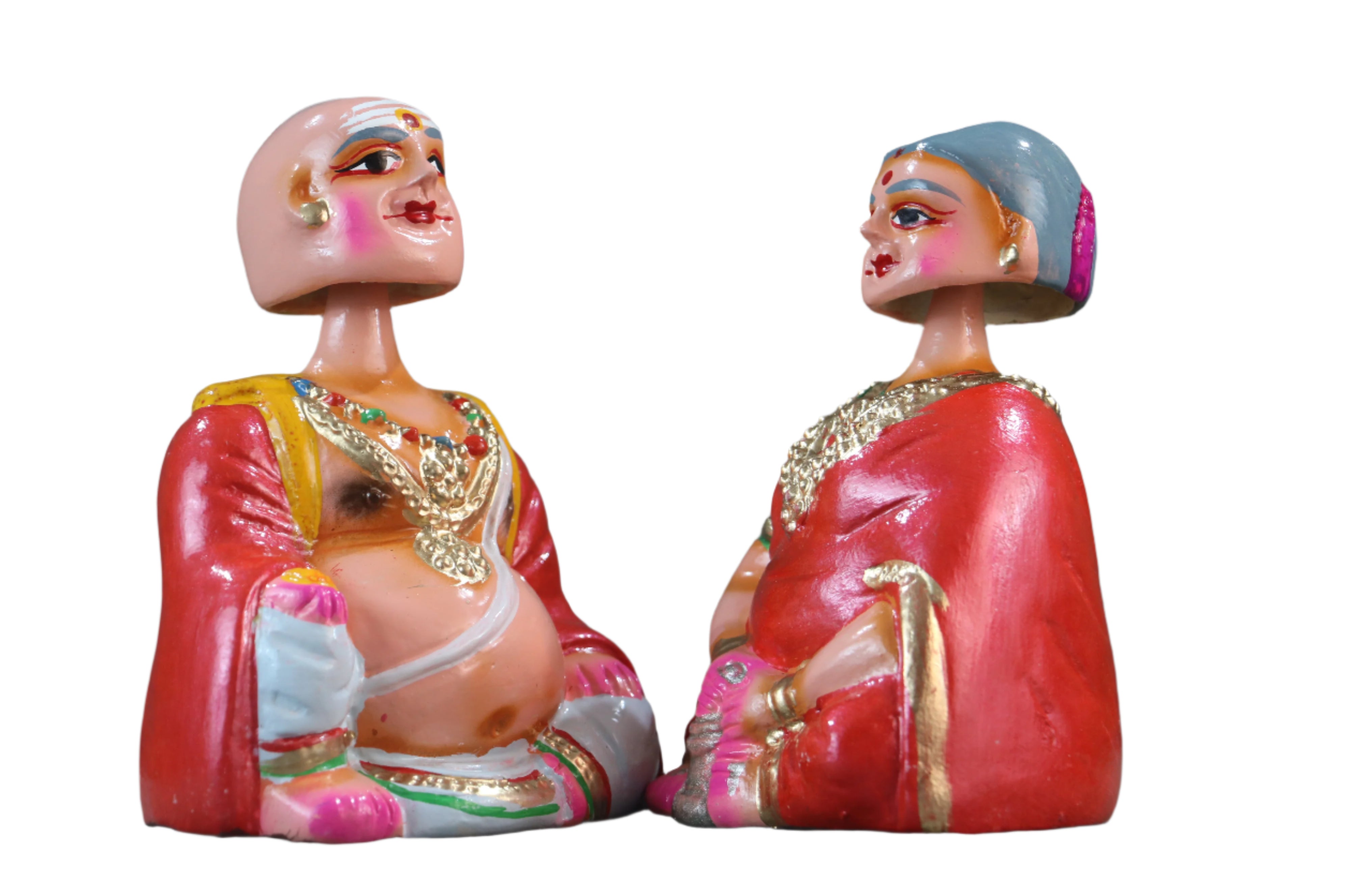 Traditional Thanjavur Dolls – Handcrafted South Indian Golu Figurines
