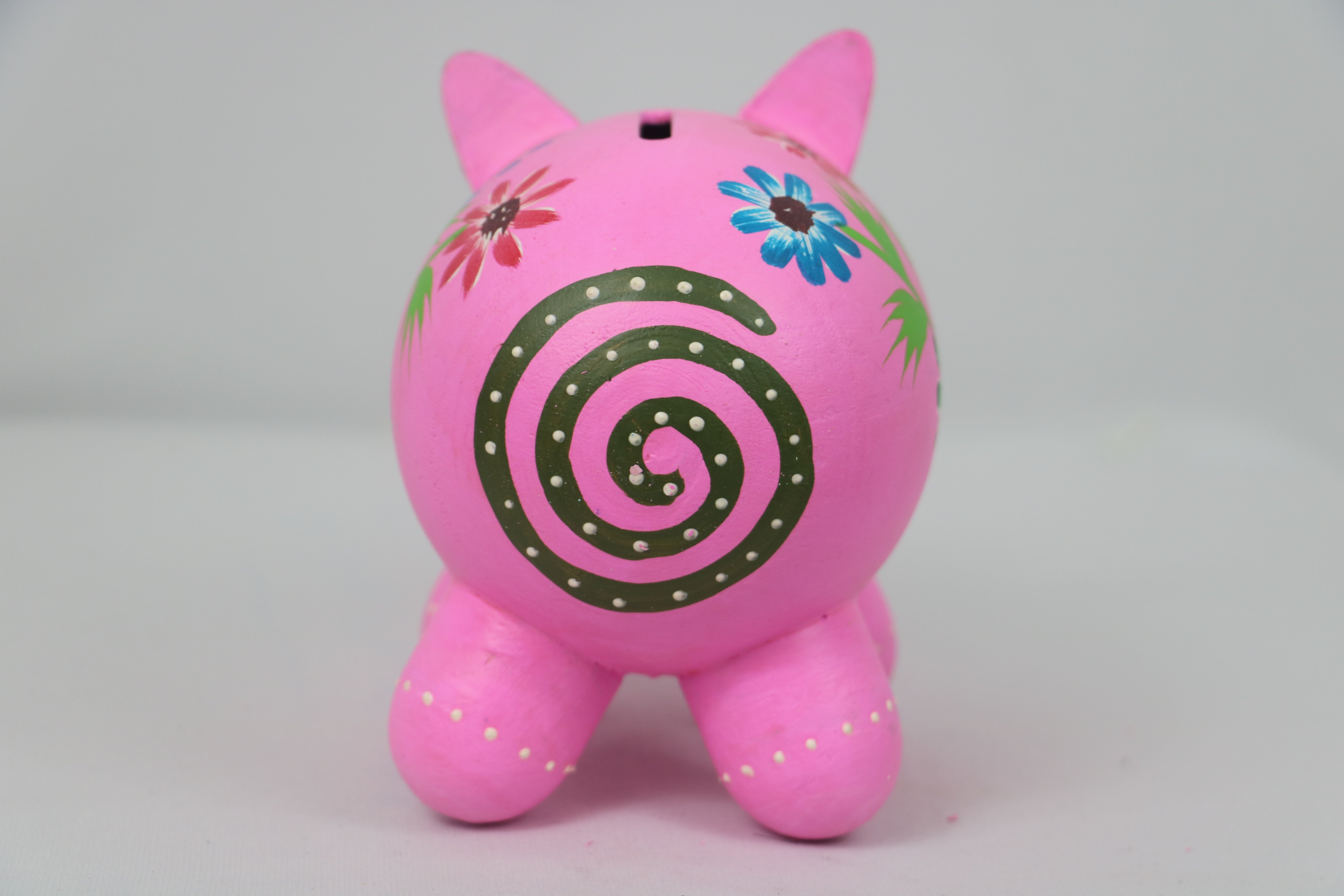 Colorful Wooden Piggy Bank – Savings Box for Children