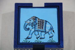 Hand-Painted Wooden Tea Coasters | Set of Decorative Drink Mats