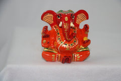 Wooden Hand Painted Ganesh