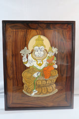 Lakshmi Narasimha Swamy Rose Wood Inlay Mysore