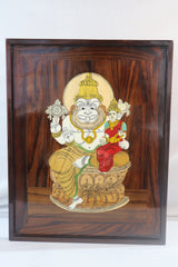 Lakshmi Narasimha Swamy Rose Wood Inlay Mysore