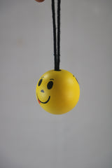 Wooden Smiley Hang Ball Non-Toxic Color