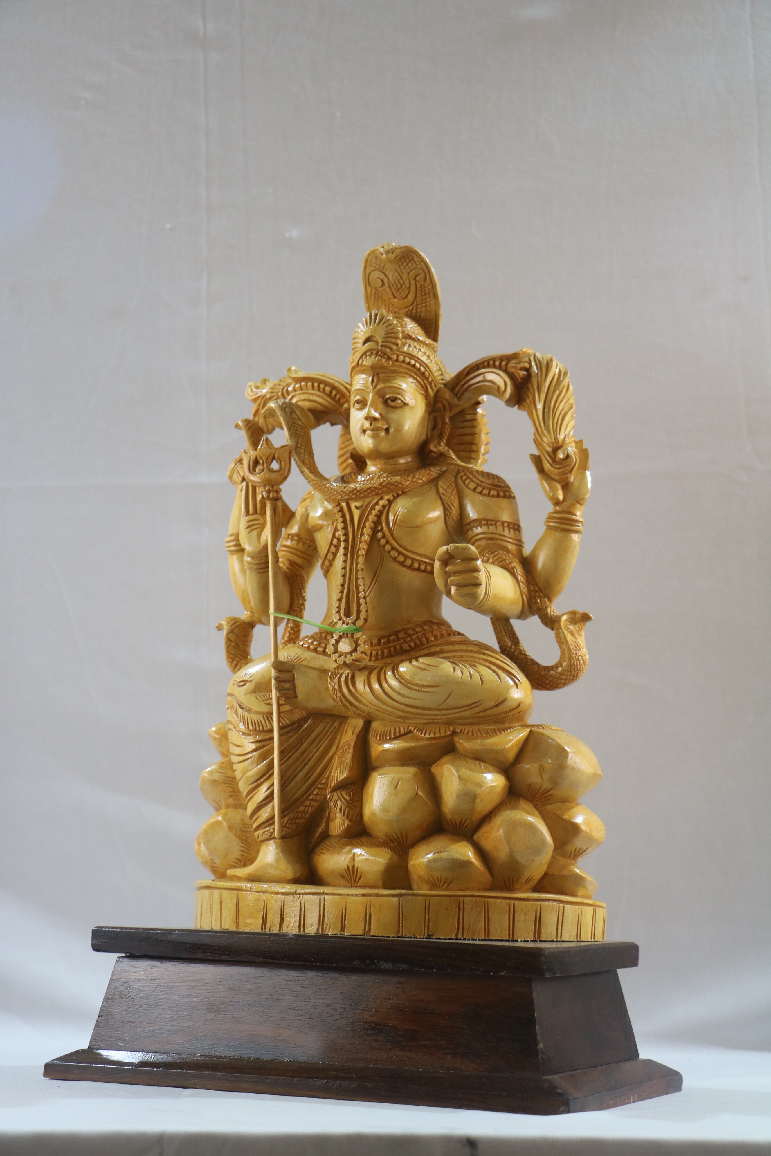 Shiva Wood Statue
