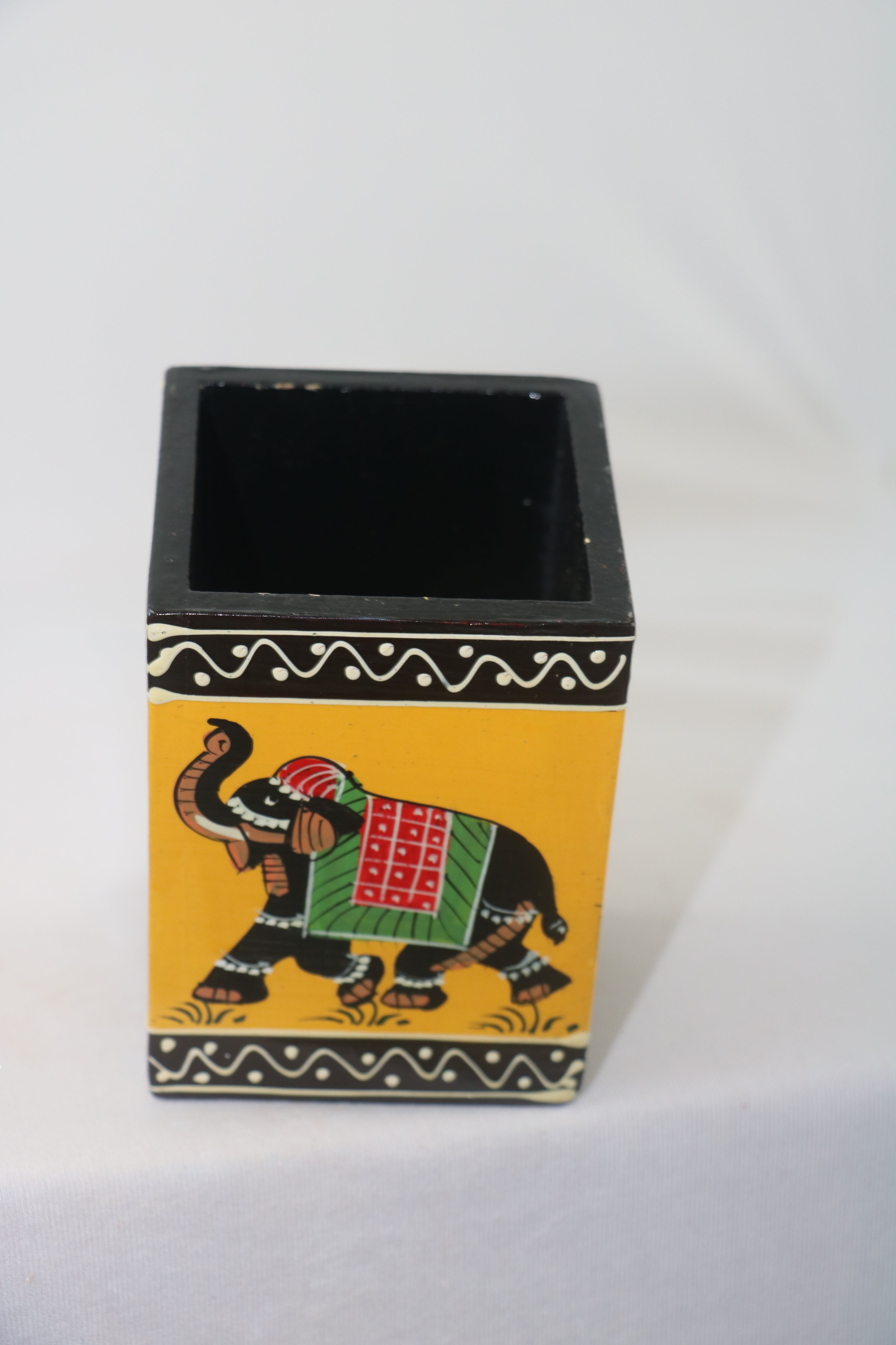 Colorful Handcrafted Pen Holder | Decorative Office Accessory