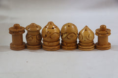 Wooden Chess Design Agarbatti Stand – Handcrafted Incense Holder