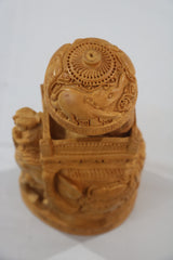 Handcrafted Ambari Elephant with Umbrella | Traditional Indian Decor
