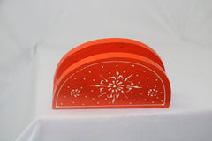 Decorative Wooden Tissue Holder | Hand-Painted Rustic Style