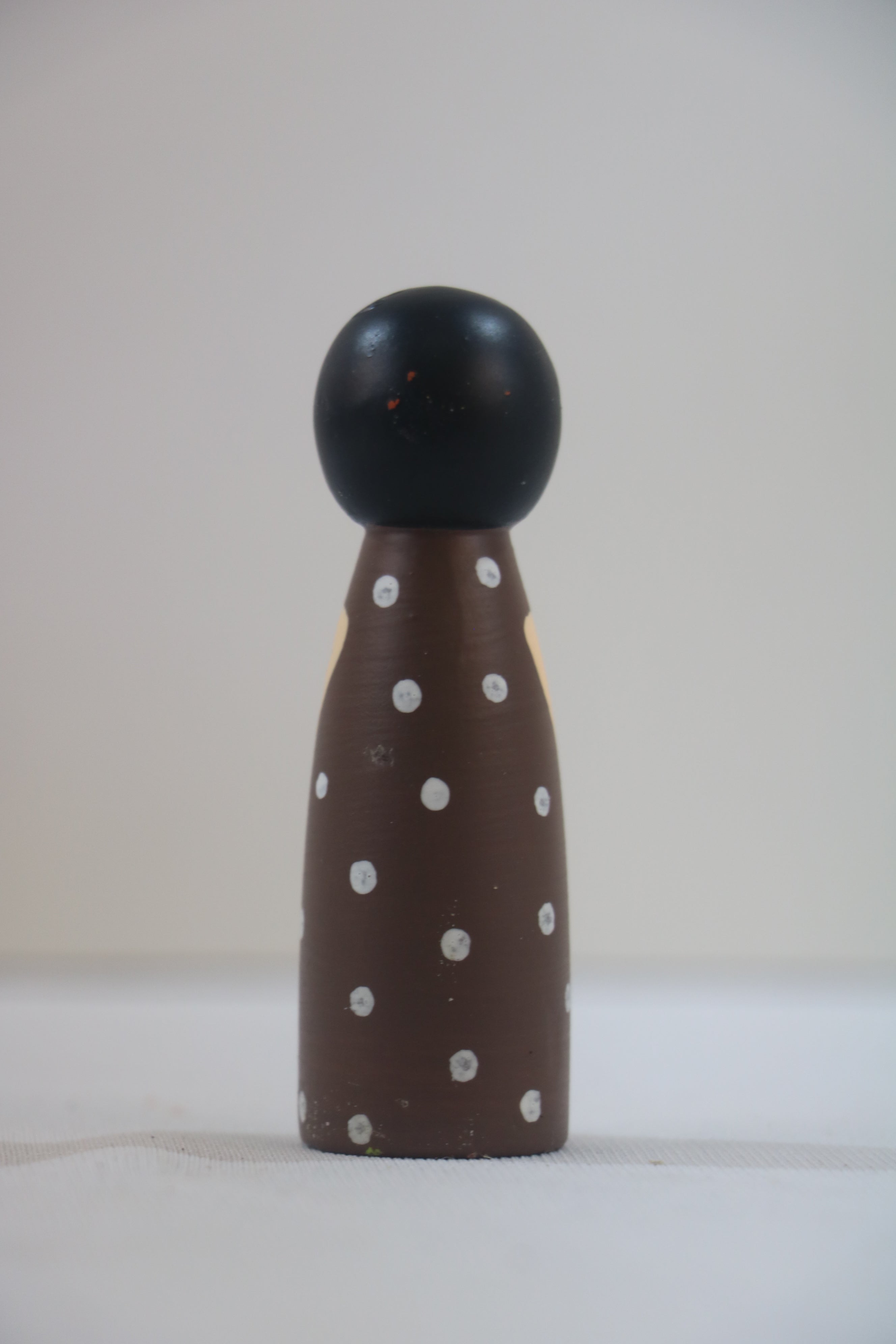 Handcrafted Girl Peg Doll – Charming & Cute