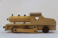Handcrafted Wooden Train Engine – Eco-Friendly Play Toy