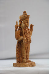 Murugan/Shanmugan Idol | Traditional Hindu Deity Sculpture