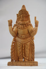 Murugan/Shanmugan Idol | Traditional Hindu Deity Sculpture