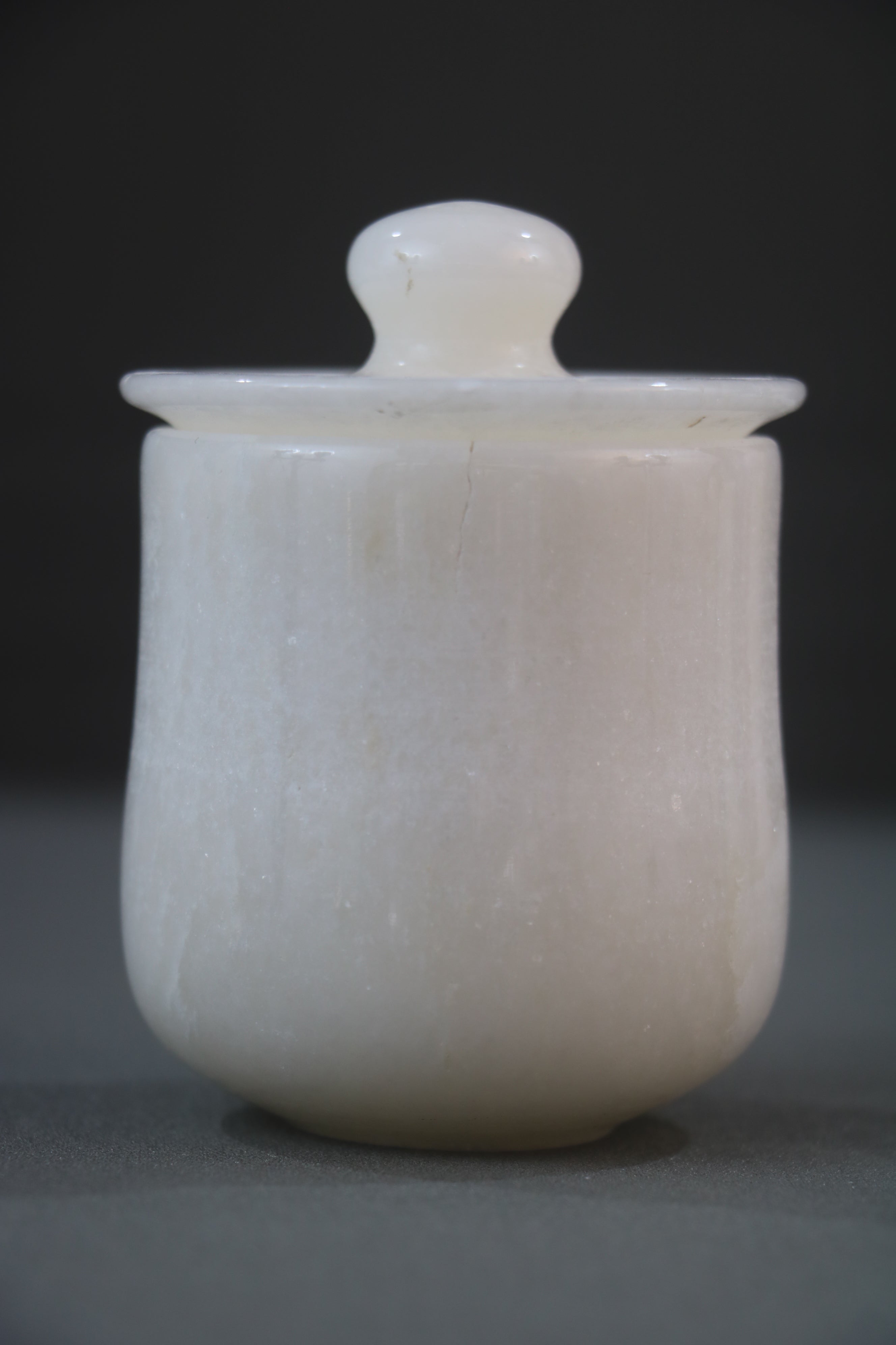 Handcrafted Marble Container – Stylish Storage Jar