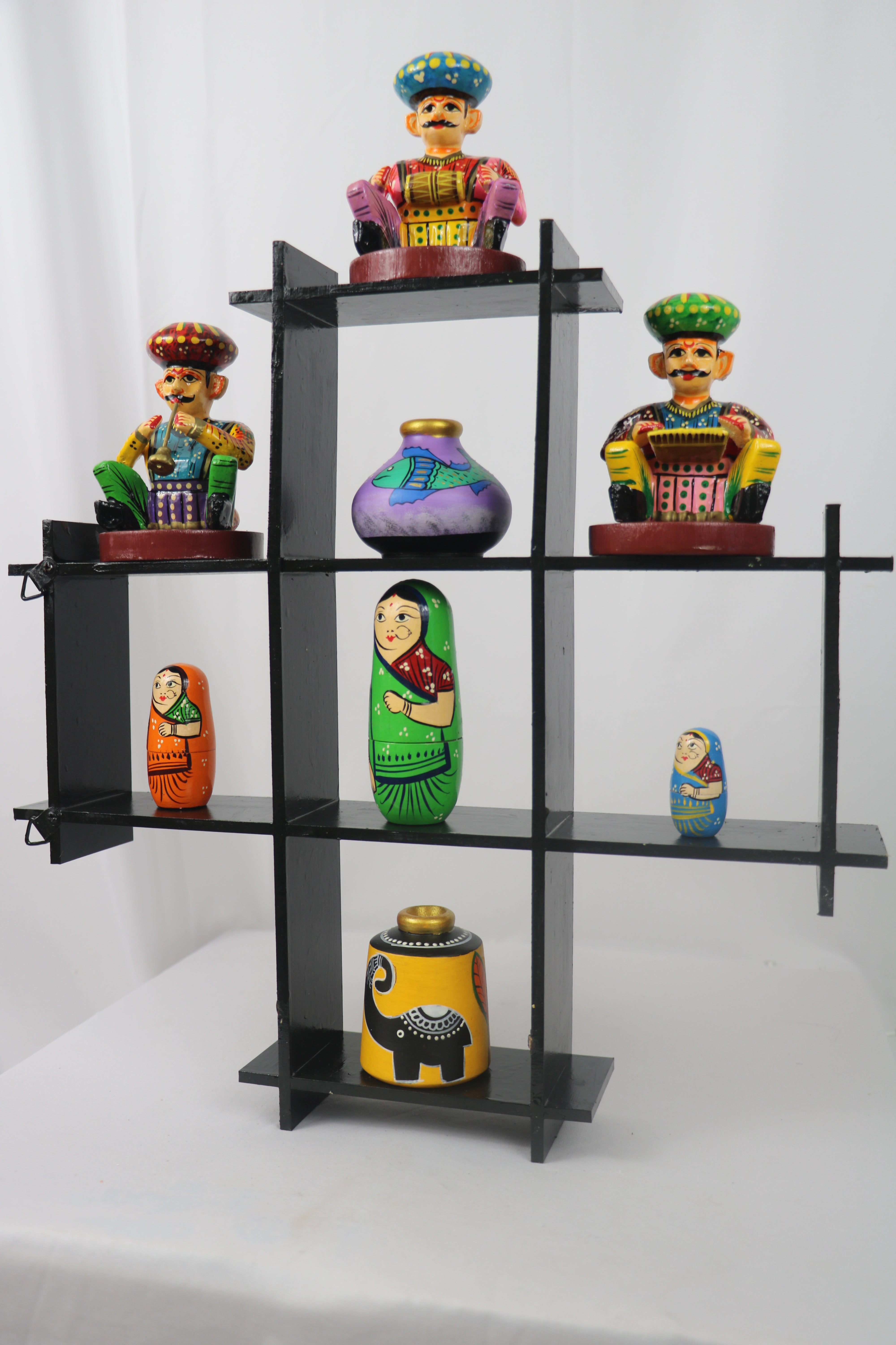 Handcrafted Wooden Showcase Stand – Perfect for Home Decor