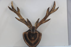 Wooden Deer Wall Decoration – Nature-Inspired Wall Accent