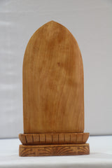 Buddha Blessing wood carved 10In