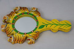 Mirror Magic – Hand-Painted Wooden Wall Mirror