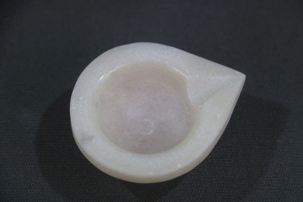 Handcrafted Marble Deepam/DIyas-Perfect for Puja & Home Decor