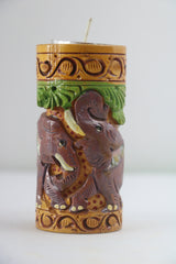 Handmade Wooden Candle Vase – Rustic Home Decor Accent
