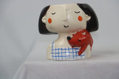 Decorative Girl Pen Stand – Cute & Functional Desk Accessory