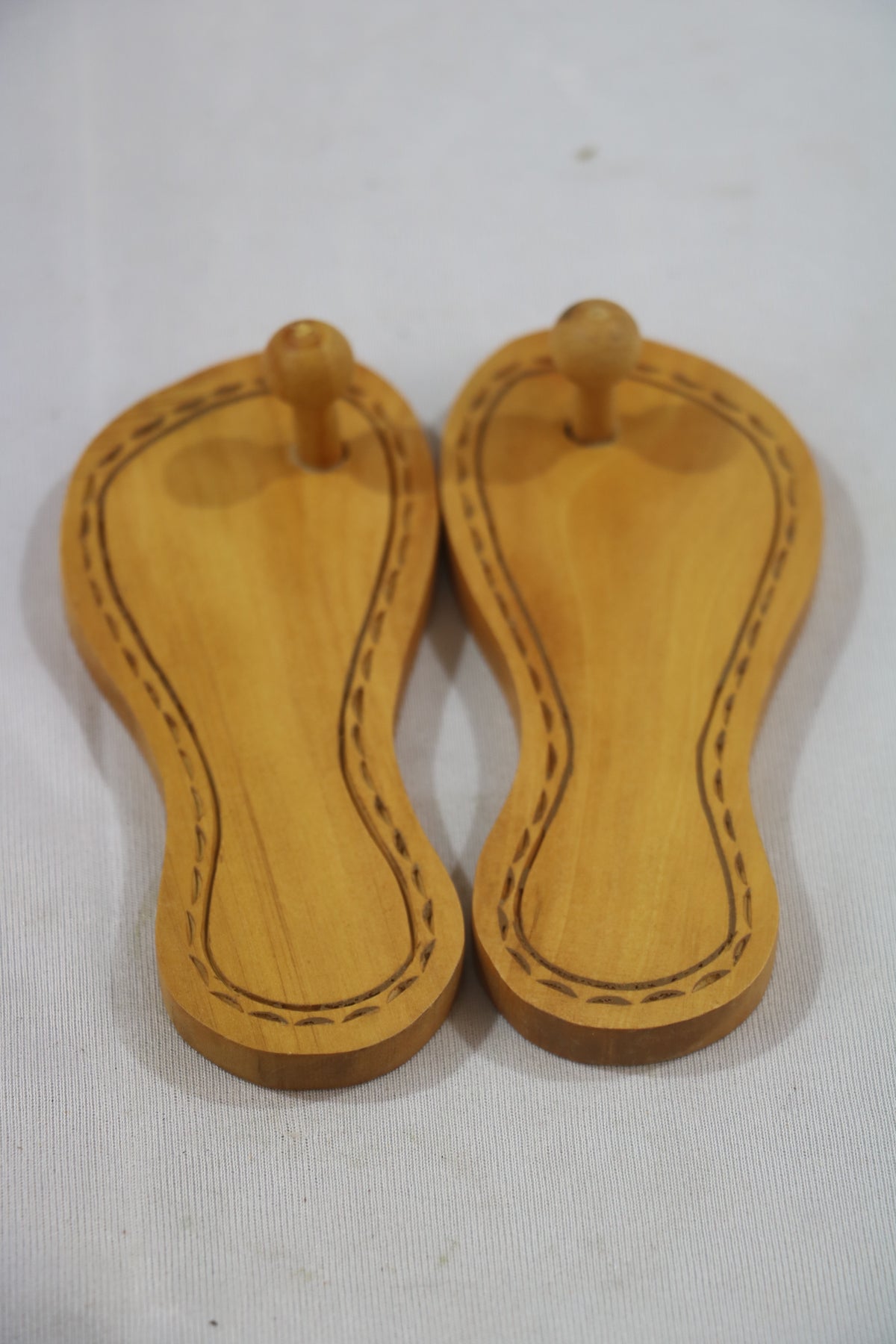 Traditional Wooden Paadukalu – Handcrafted for Pooja Ceremonies