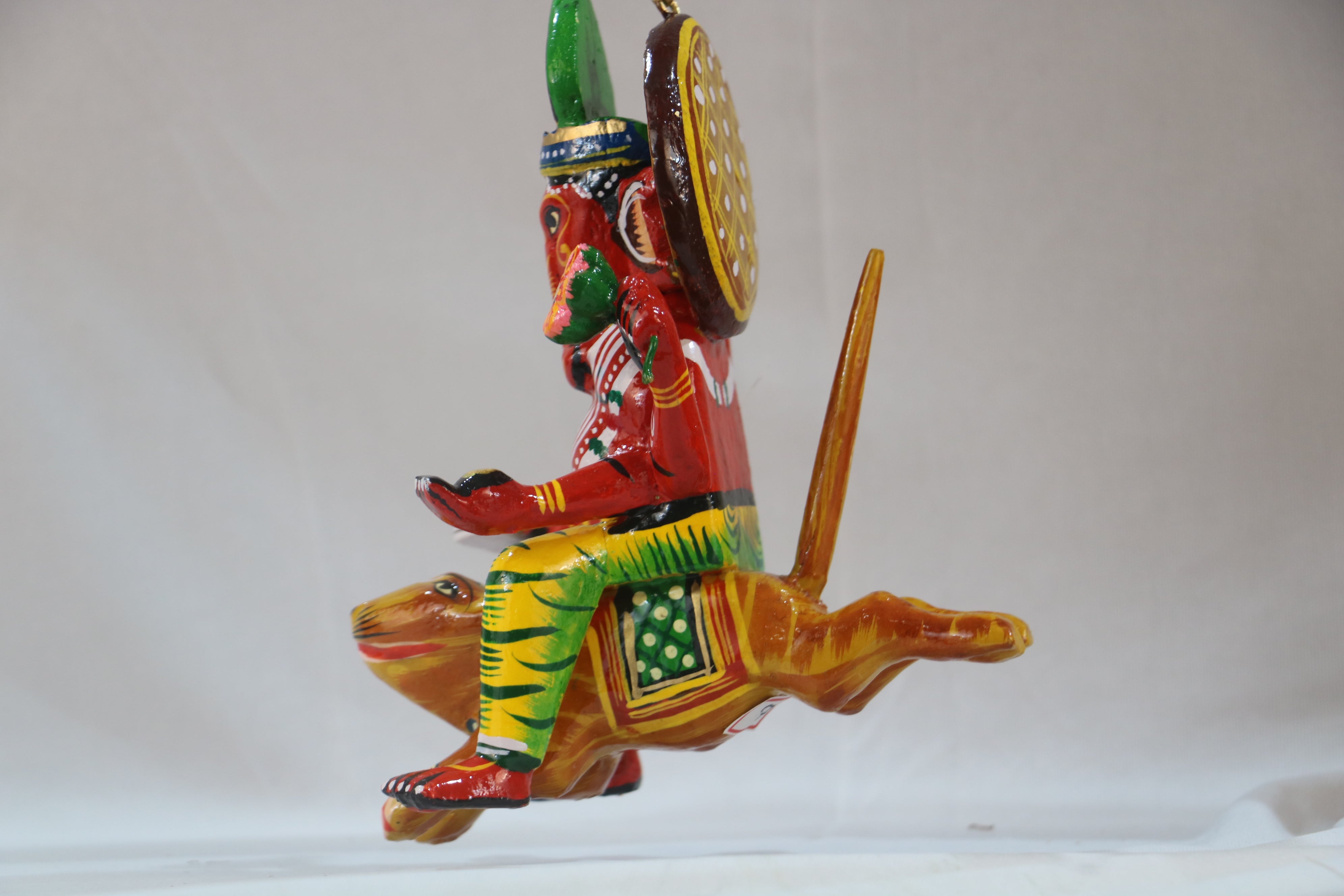 Ganesh Hanging Wooden Hand Painted