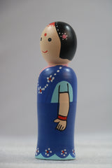 Beautiful Radha Peg Dolls – Traditional Handmade Art