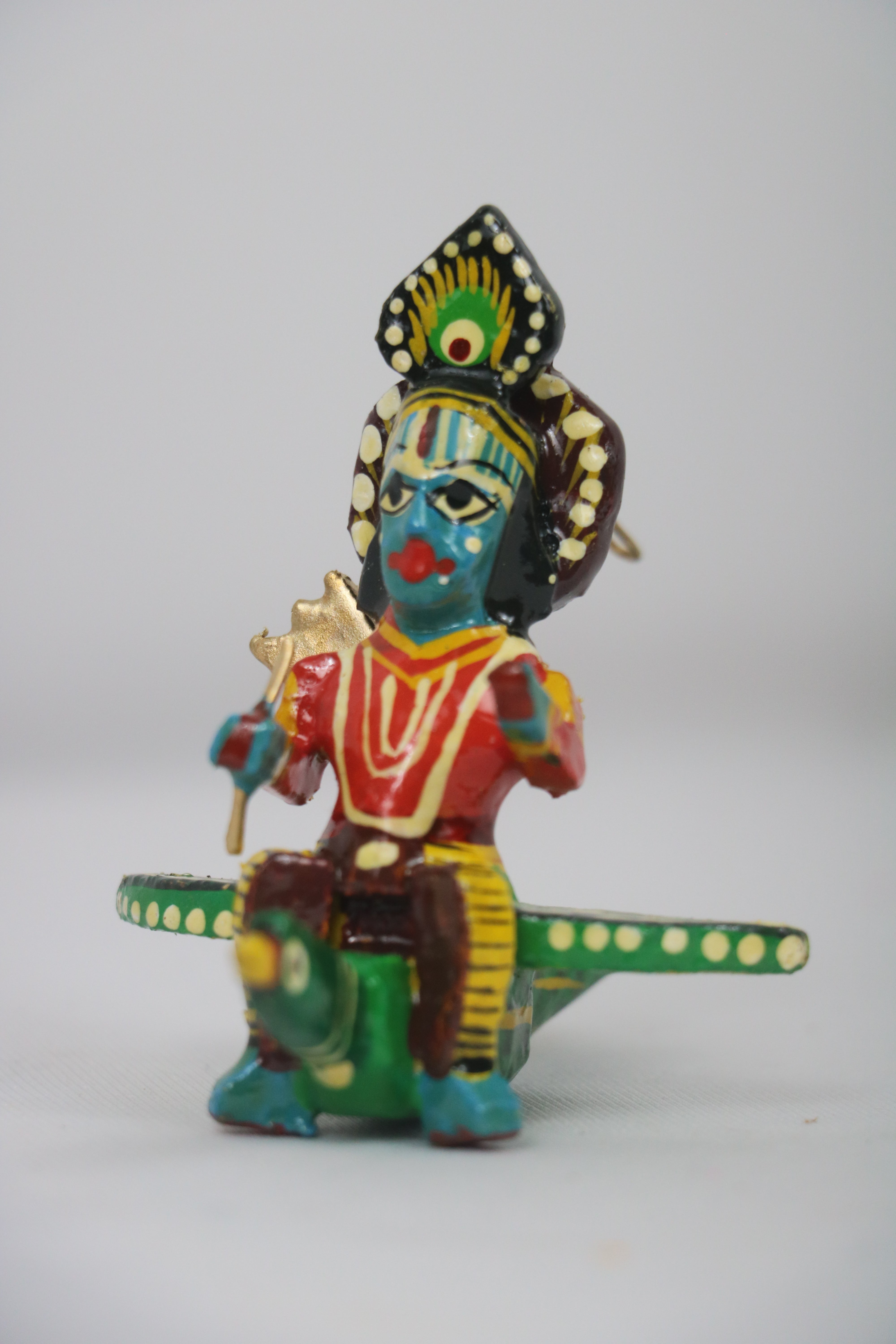 Flying Krishna and Lord Shiva – Unique Handcrafted Decorative Artifact