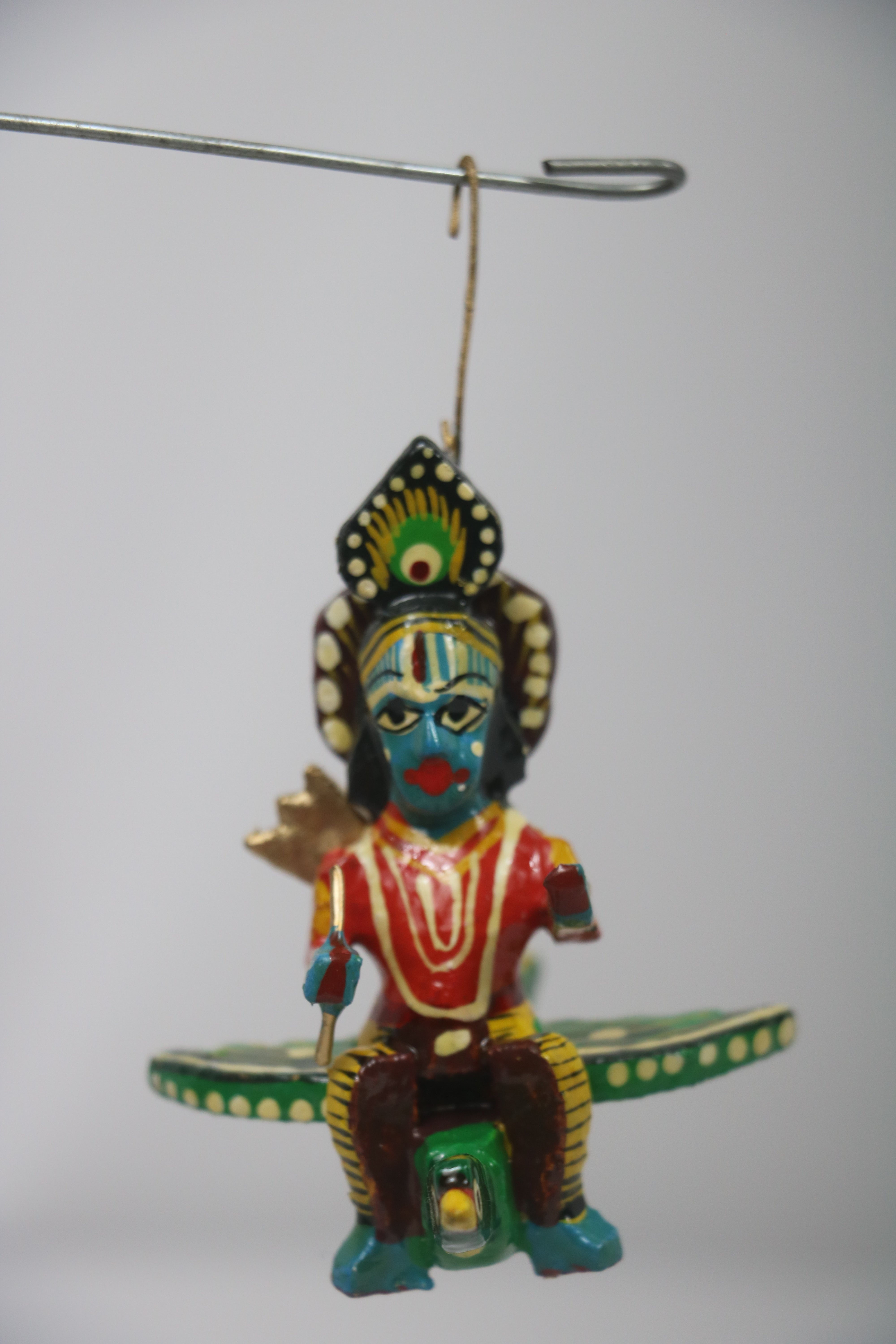 Flying Krishna and Lord Shiva – Unique Handcrafted Decorative Artifact