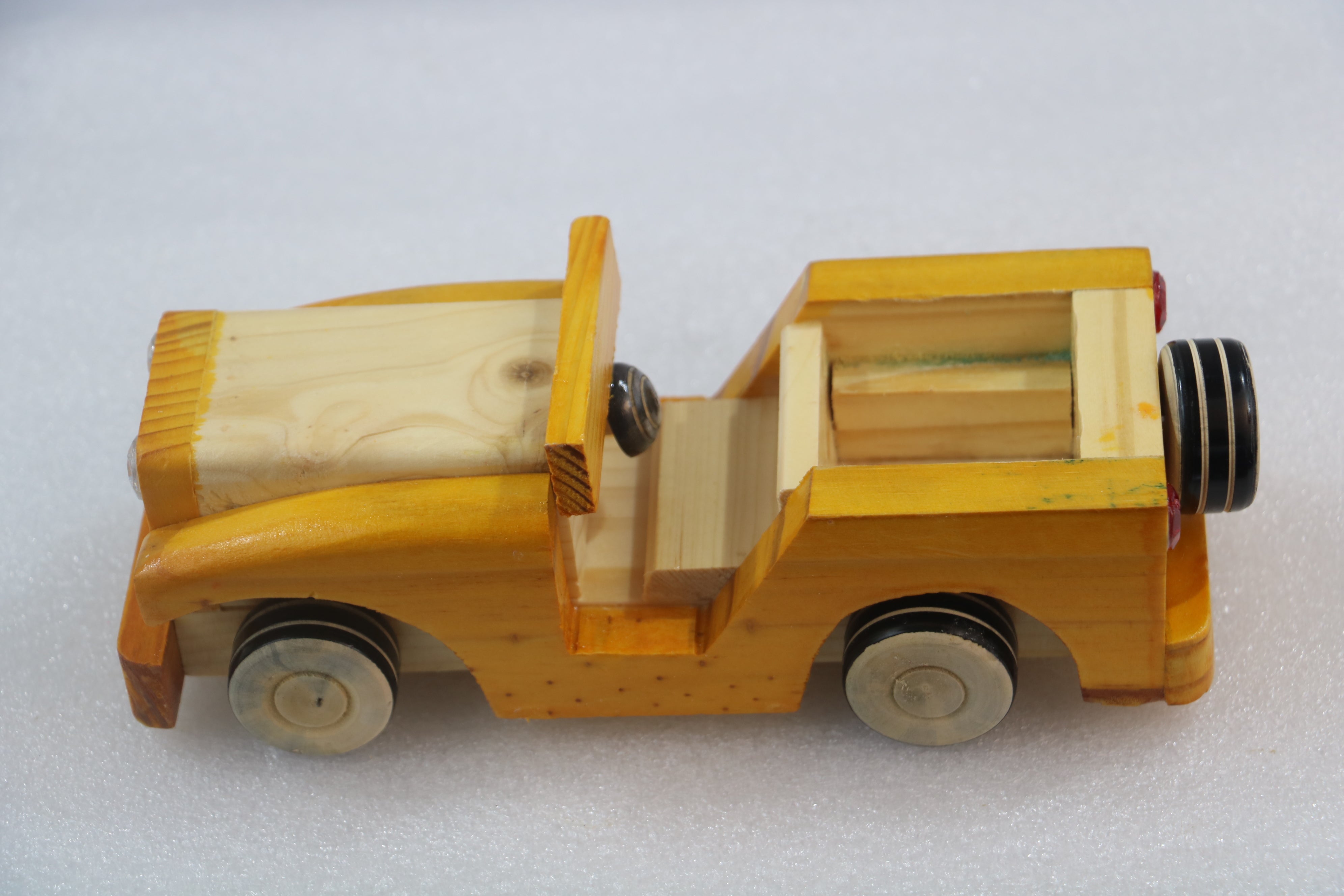 Channapatna Wooden Sedan Toy Car – Handcrafted Elegance