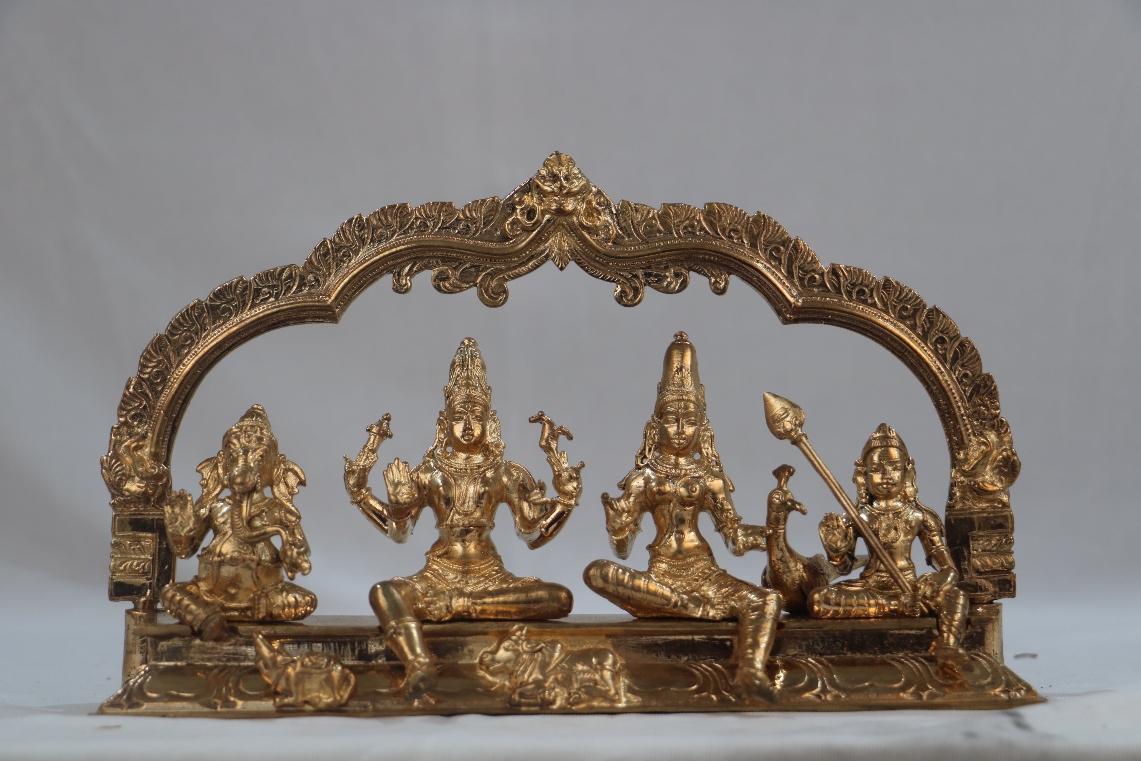 Panchaloha Shiva and Family or Shiva Kutumba