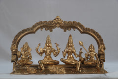 Panchaloha Shiva and Family or Shiva Kutumba