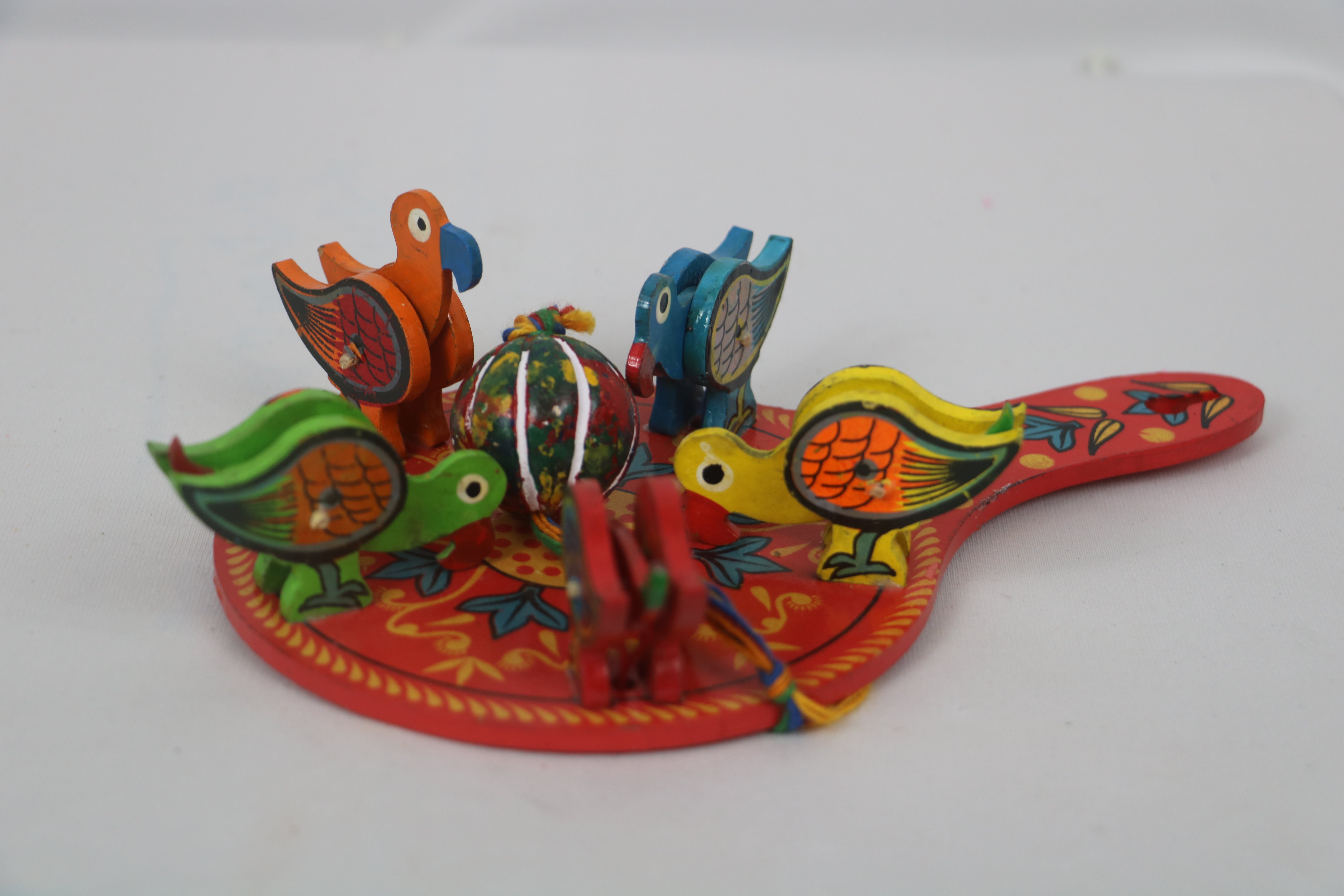 Wooden Grazing Birds Toy – Parrot Motion Toy for Children’s Learning & Fun