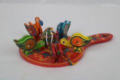 Wooden Grazing Birds Toy – Parrot Motion Toy for Children’s Learning & Fun