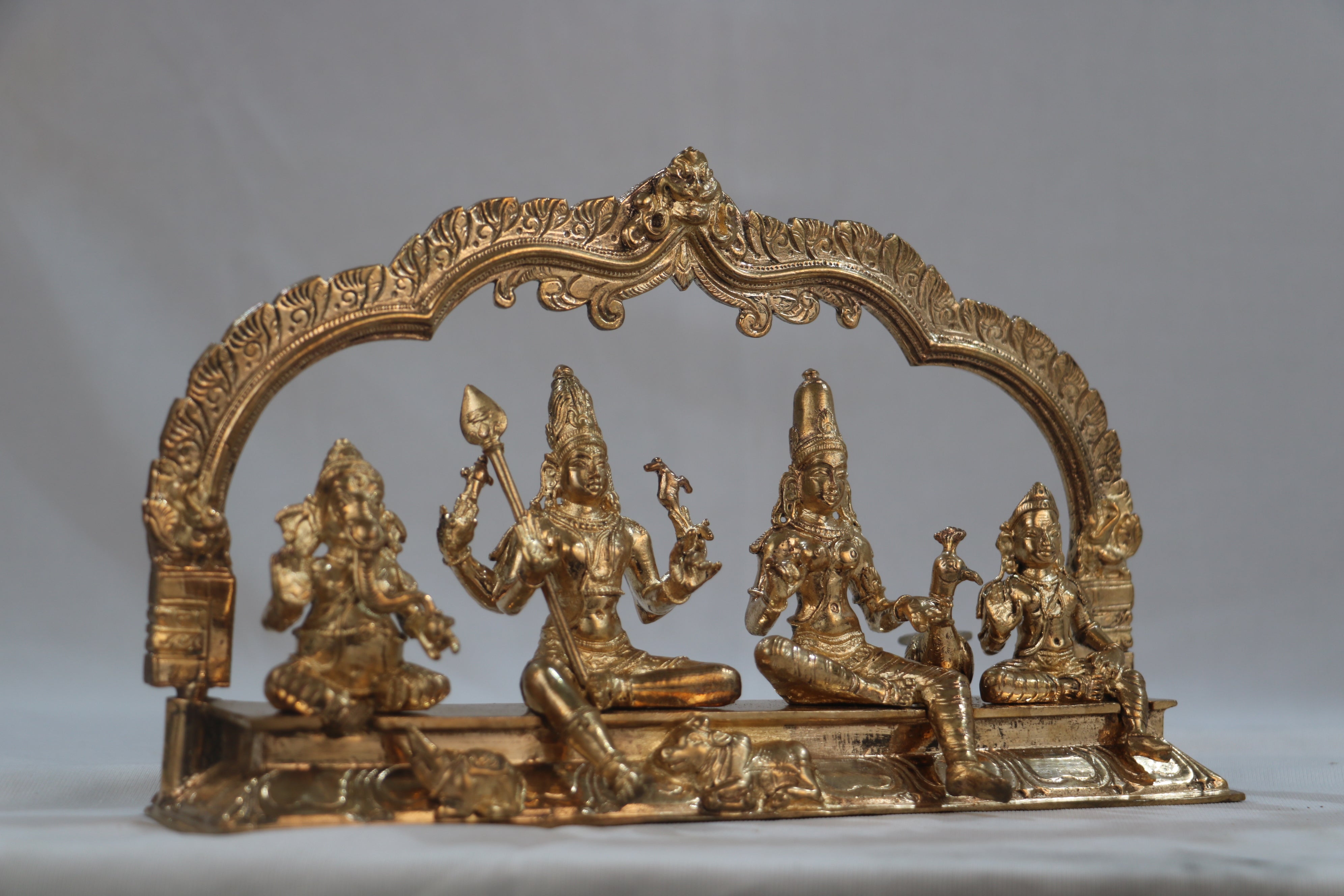 Panchaloha Shiva and Family or Shiva Kutumba