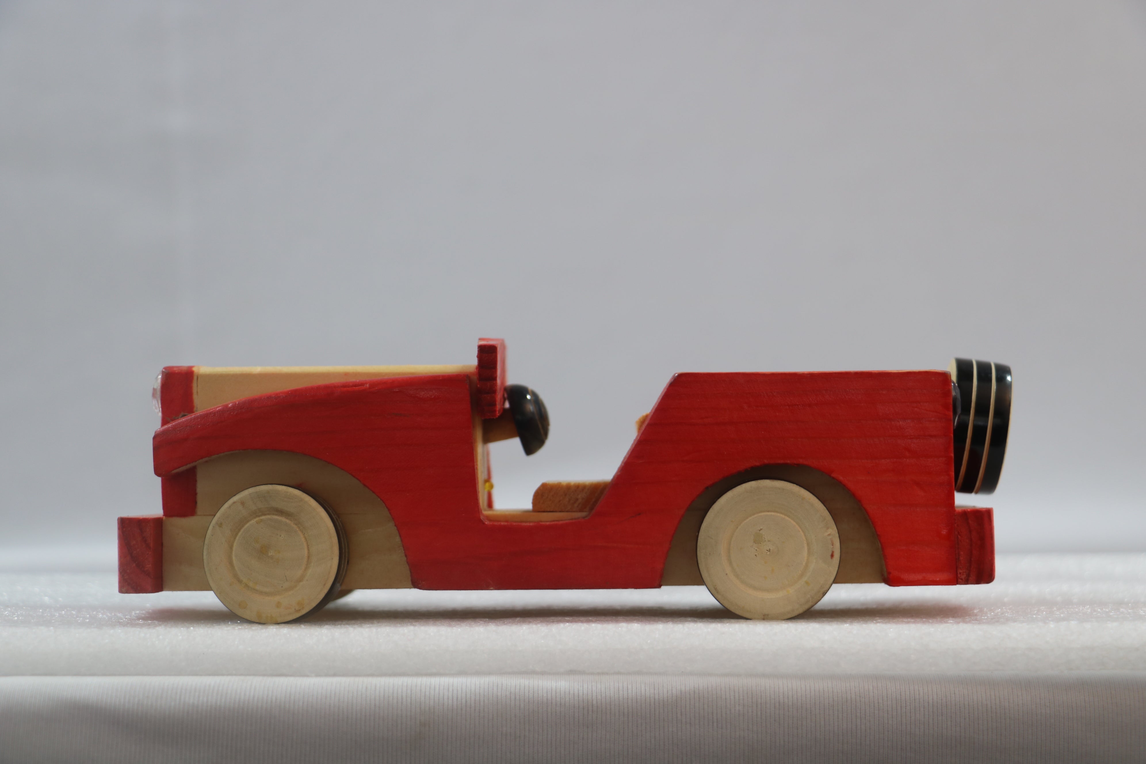 Channapatna Wooden Sedan Toy Car – Handcrafted Elegance