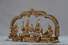 Panchaloha Shiva and Family or Shiva Kutumba