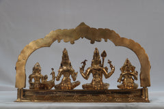 Panchaloha Shiva and Family or Shiva Kutumba