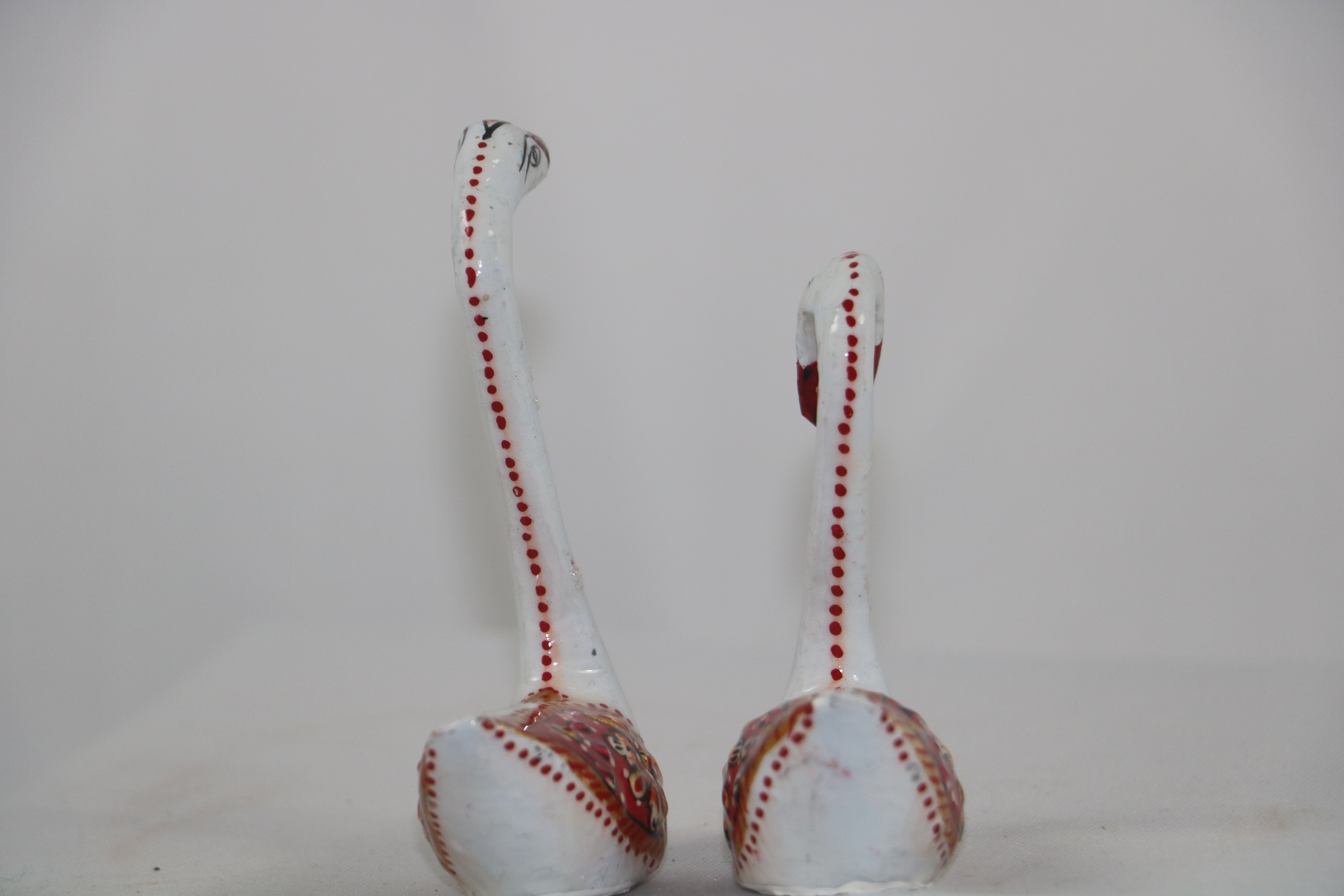 Hand-Painted Metal Duck Pair | Decorative Home Showpiece