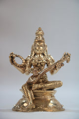 Panchaloha Saraswati Statue