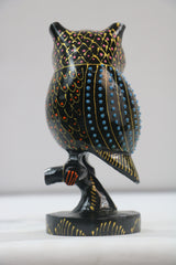 Hand-Painted Wooden Owl – Exclusive Artistic Home Decor