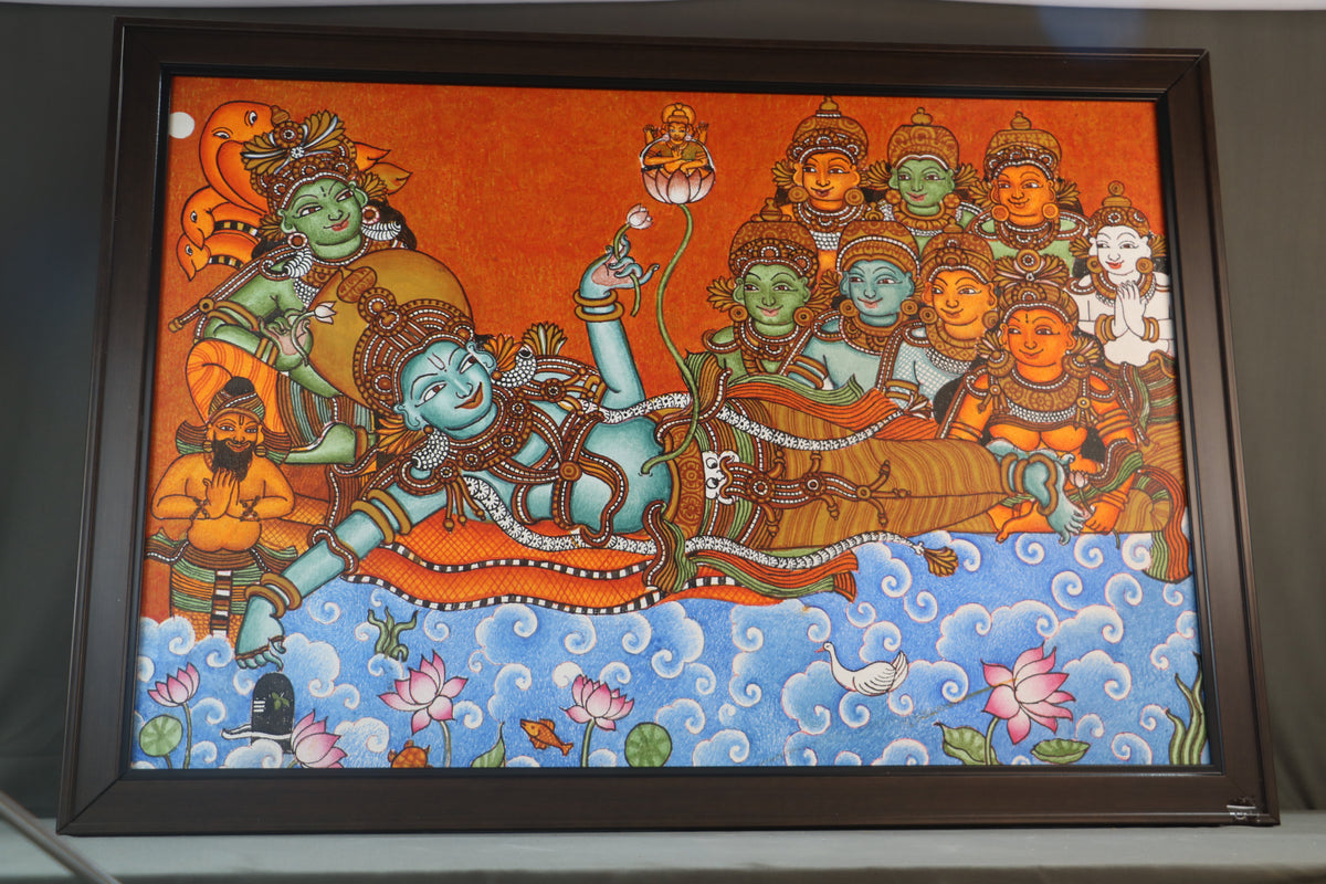Laxmi Narayana Sree Sagaram Mural Painting