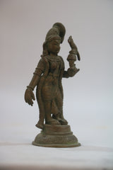 Meenakshi Amman Panchaloha Antique Finish