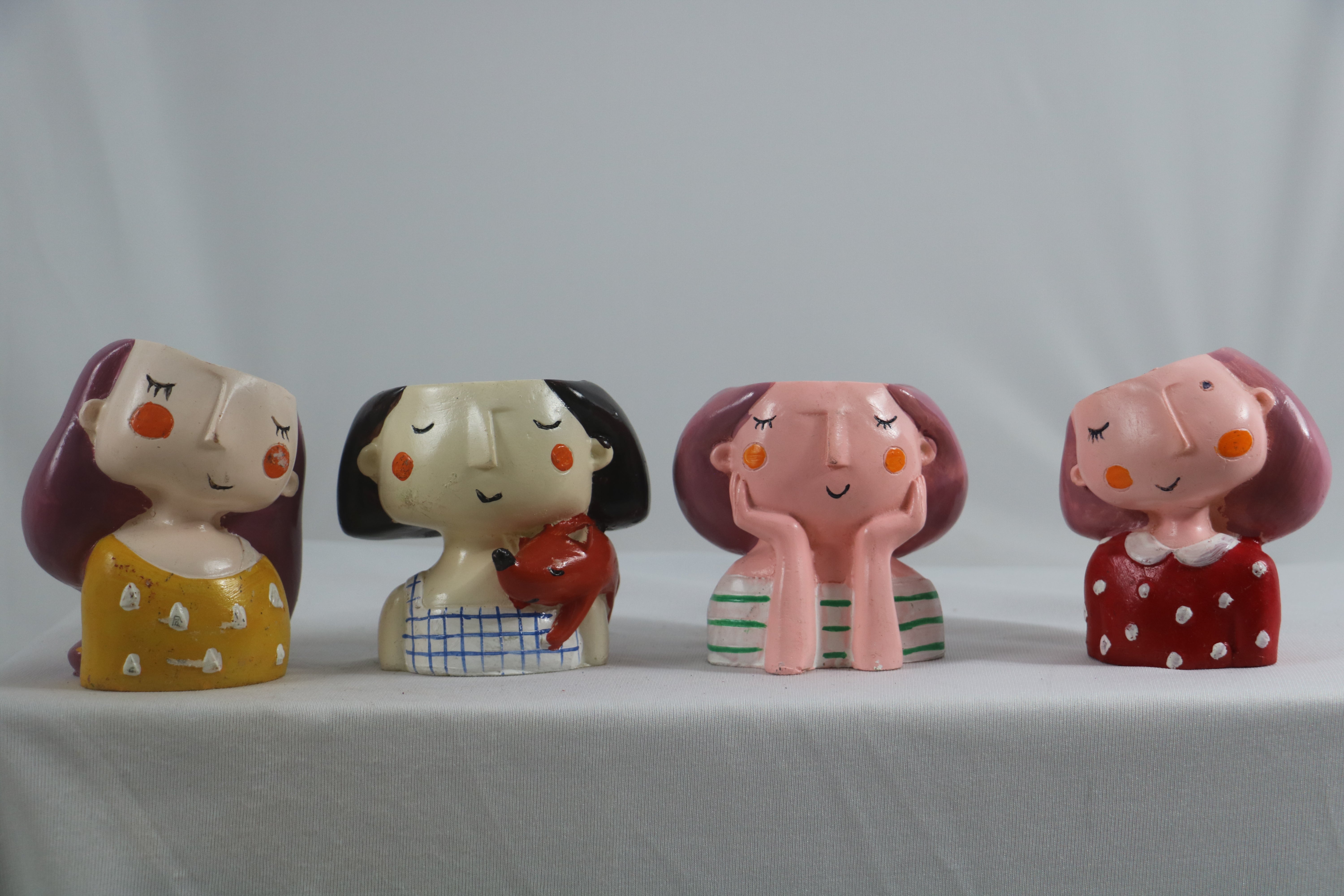 Decorative Girl Pen Stand – Cute & Functional Desk Accessory