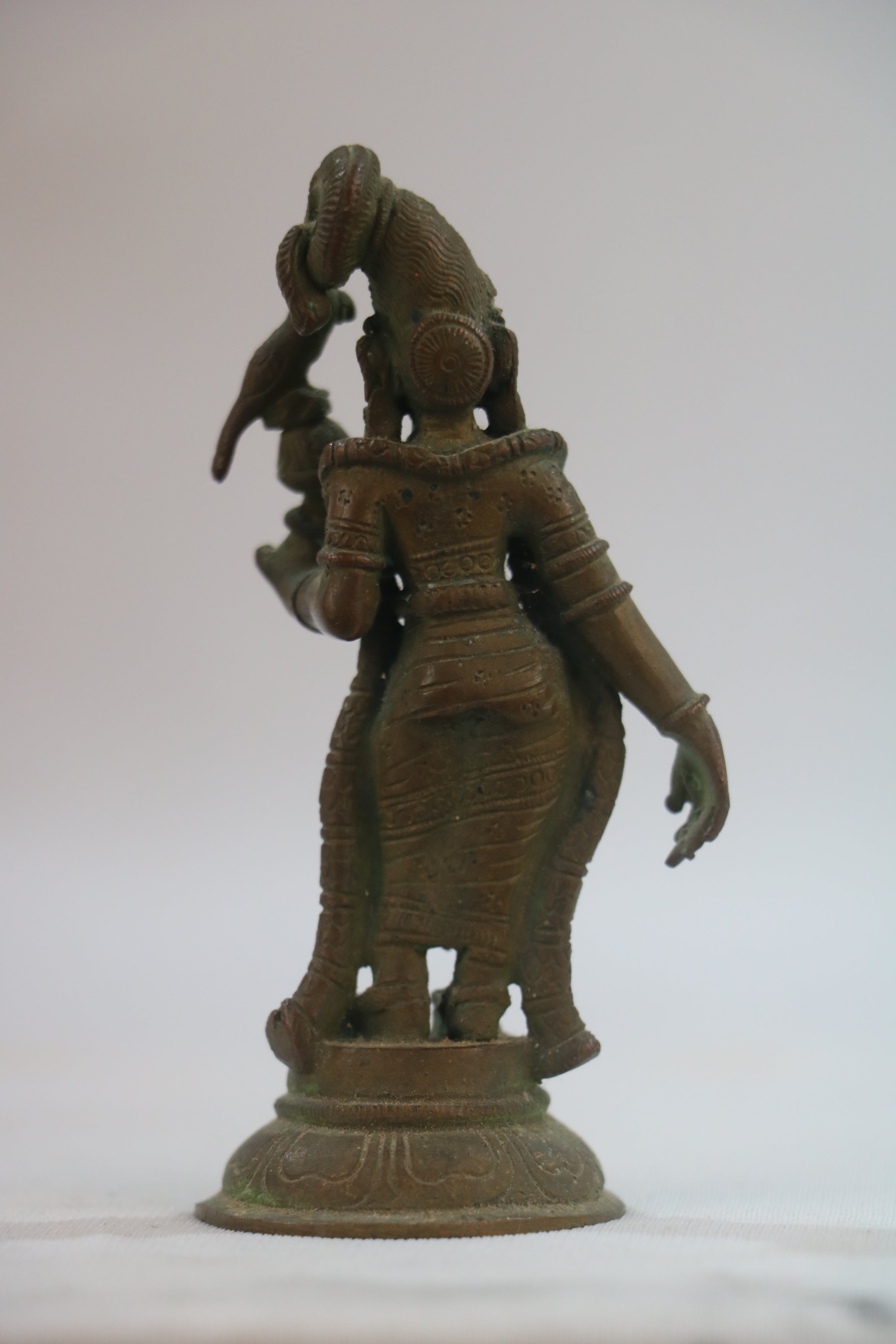 Meenakshi Amman Panchaloha Antique Finish
