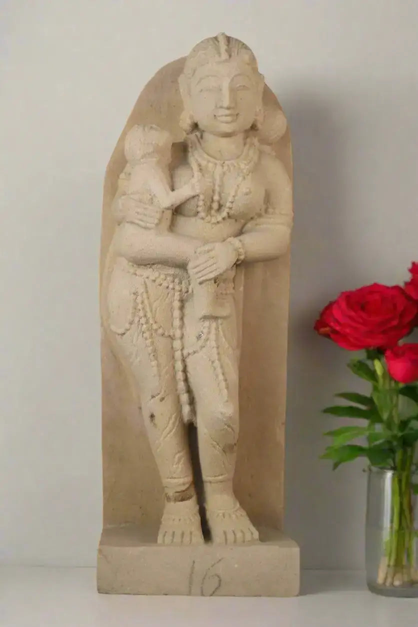 Matru Murti - A Sandstone Depiction of Maternal Love   Sand Stone