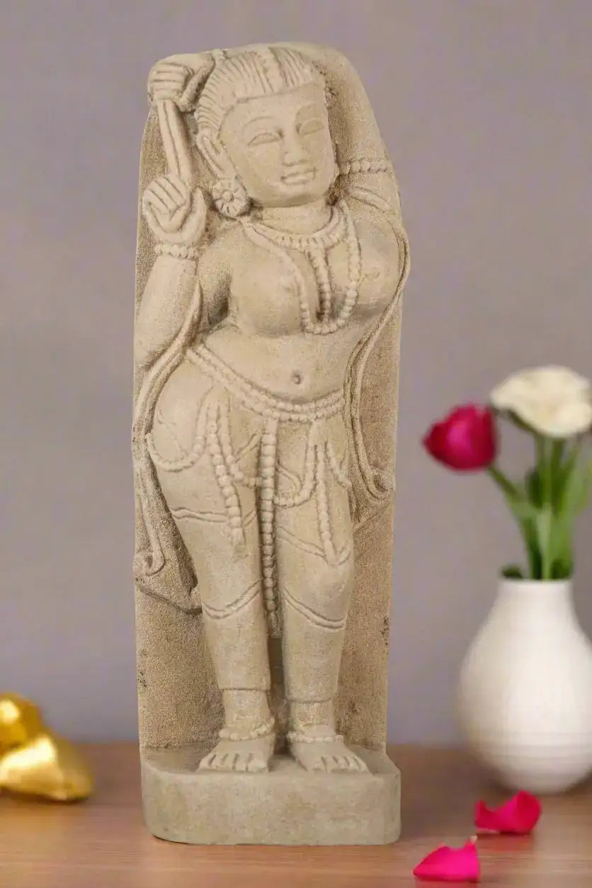 Celestial Grace - An Apsara in Dance   Sand Stone