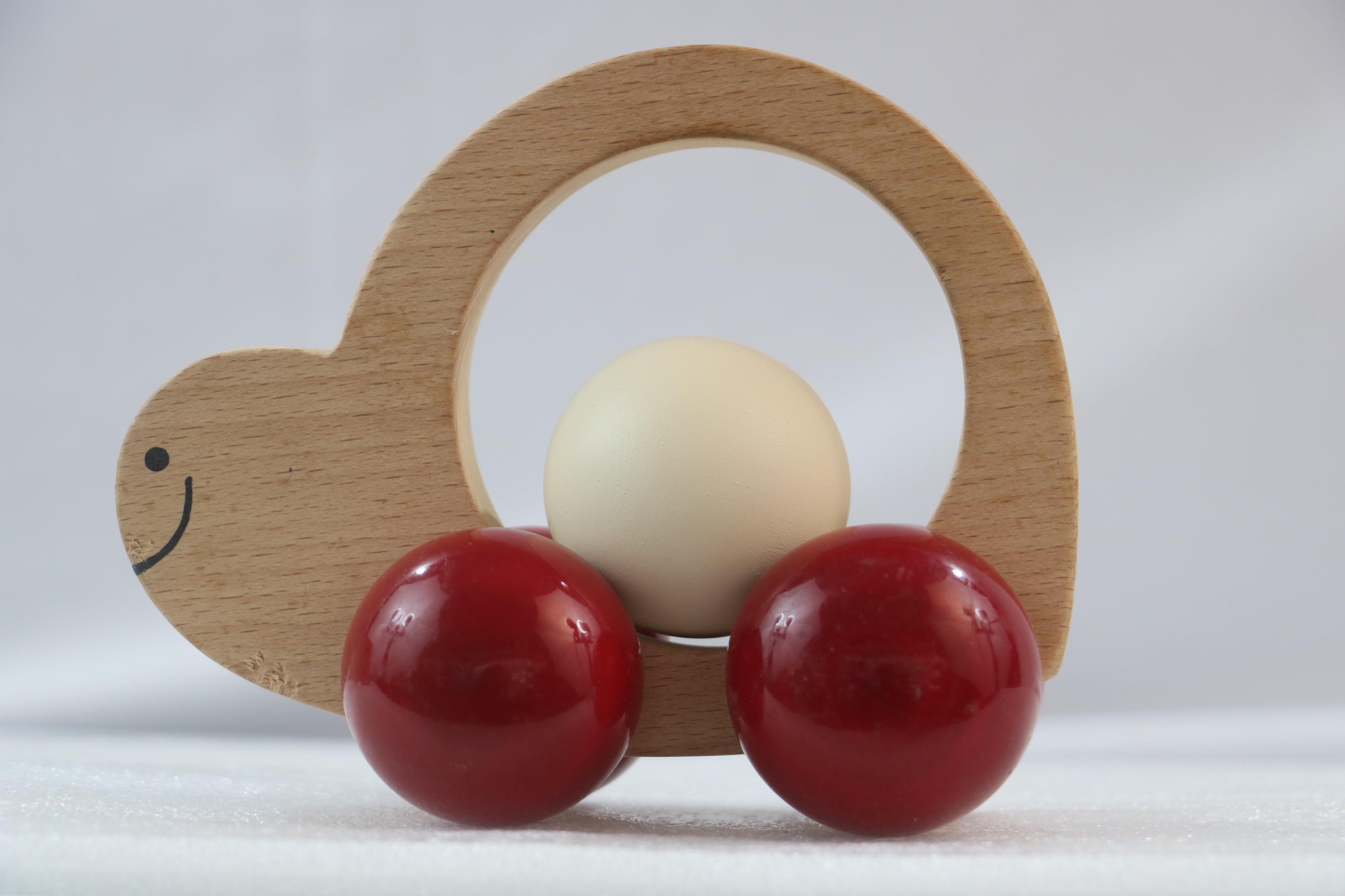 Handcrafted Snail with Ball Toy – Eco-Friendly Non-Toxic Paint