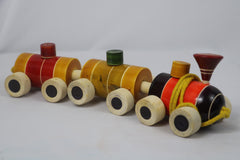 Channapatna Wooden Toy Train – Classic Handmade Kids’ Toy